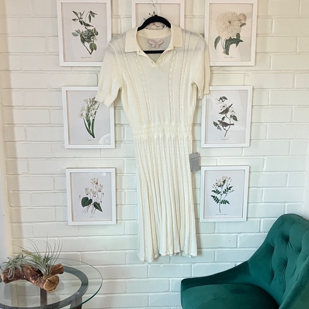 Gal Meets Glam Ivory Midi Dress
